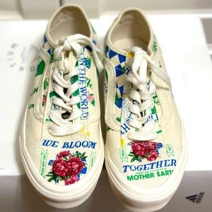 Vans Old Skool Tapered Eco theory Positivity shoes earth flowers recycle worn 1x